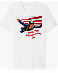 Wild and Free Patriotic T-Shirt